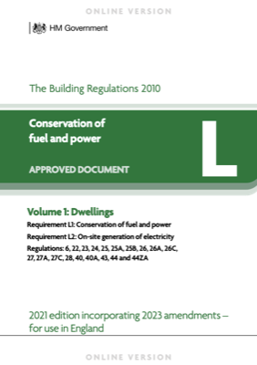 Approved Document L, Volume 1, for use in England